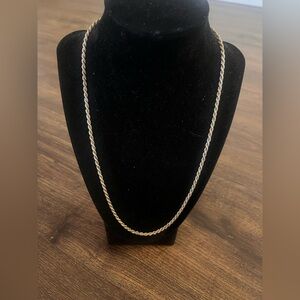 Elegant Gold Rope Chain Necklace